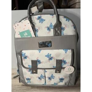Disney Stitch Diaper Bag Insulated Pocket , Adjustable Stroller Loops NEW